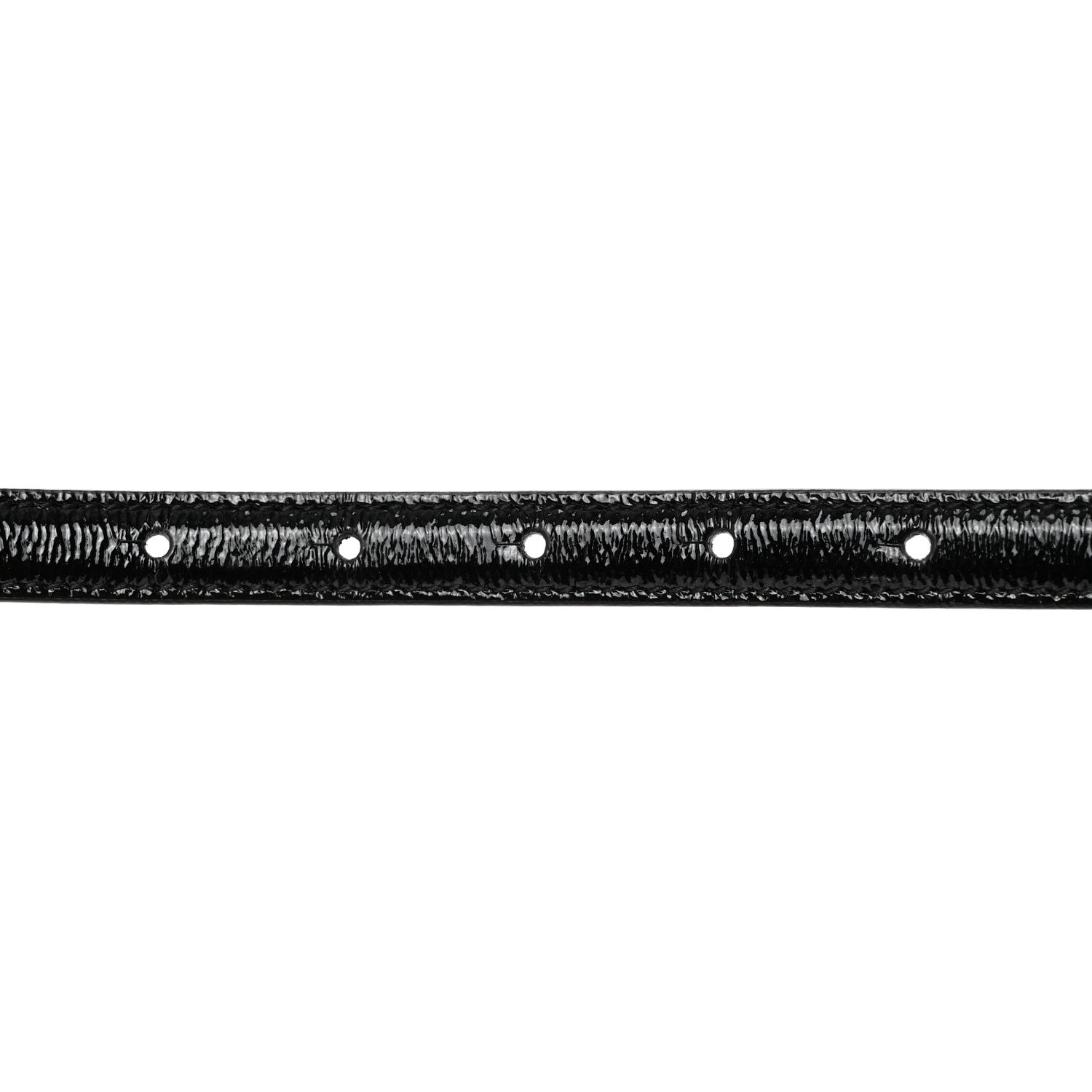Gucci Vernice Naplak Horsebit Skinny Belt 70 28 Black 4 of 5