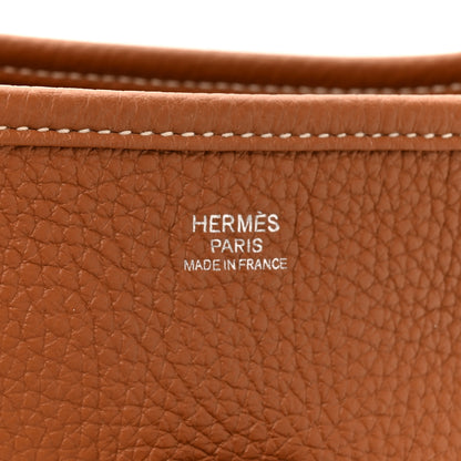 Hermes Taurillon Clemence Evelyne III GM Gold 6 of 10