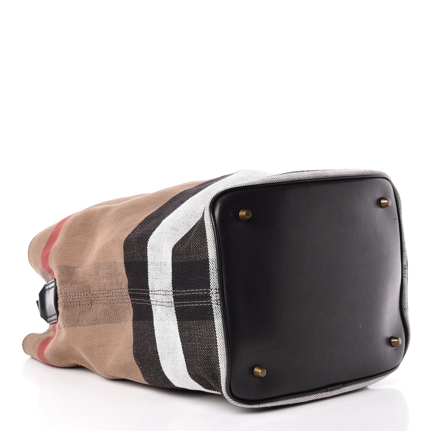 Canvas Mega Check Medium Ashby Hobo Black