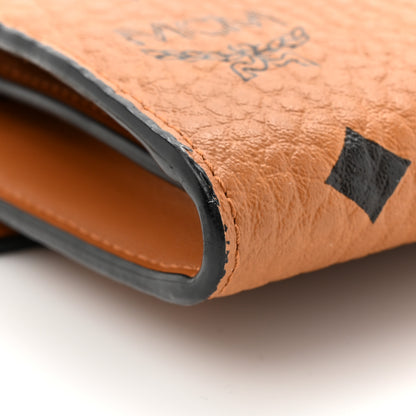 MCM Visetos Large Patricia Wallet On Chain Cognac 12 of 14
