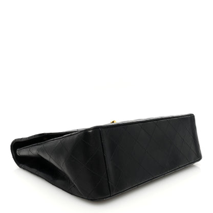 Chanel Lambskin Quilted XL Jumbo Single Flap Black 4 of 10