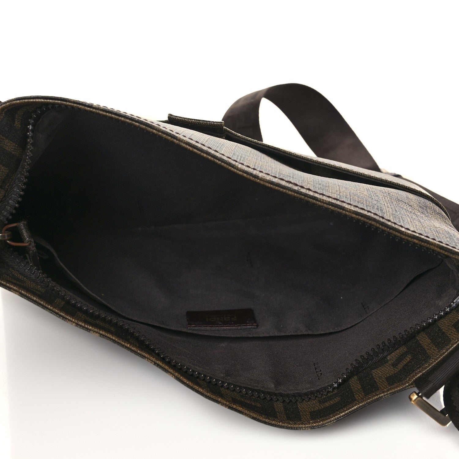 Fendi Zucca Spalmati Messenger Bag Tobacco 4 of 6