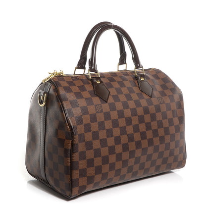 Louis Vuitton Damier Ebene Speedy Bandouliere 30 3 of 7