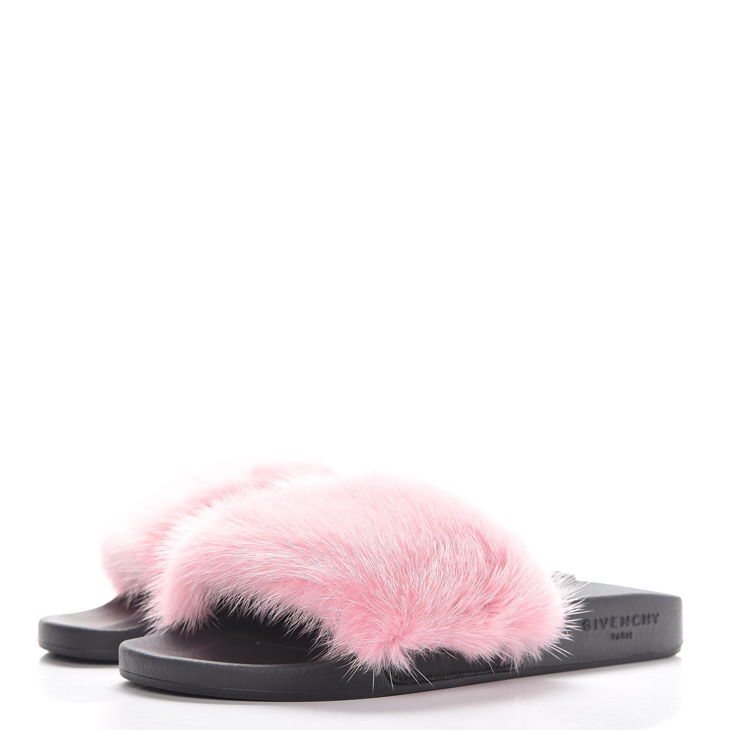 Givenchy Mink Rubber Slide Sandals 37 Pink 3 of 11