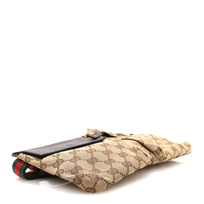 Gucci Monogram Web Belt Bag Dark Brown 4 of 10