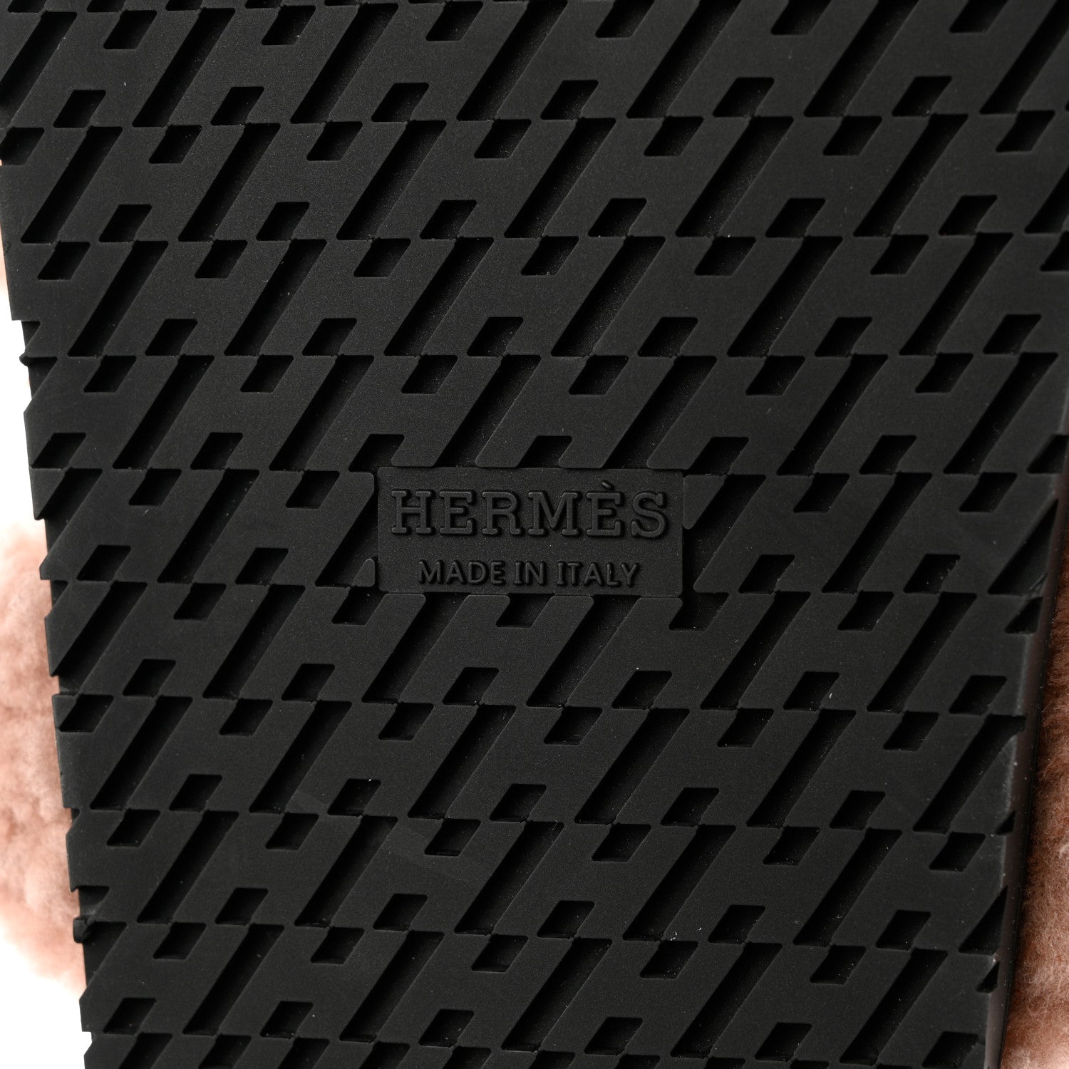 Hermes Woolskin Womens Chypre Sandals 39 Bois De Santal 7 of 8