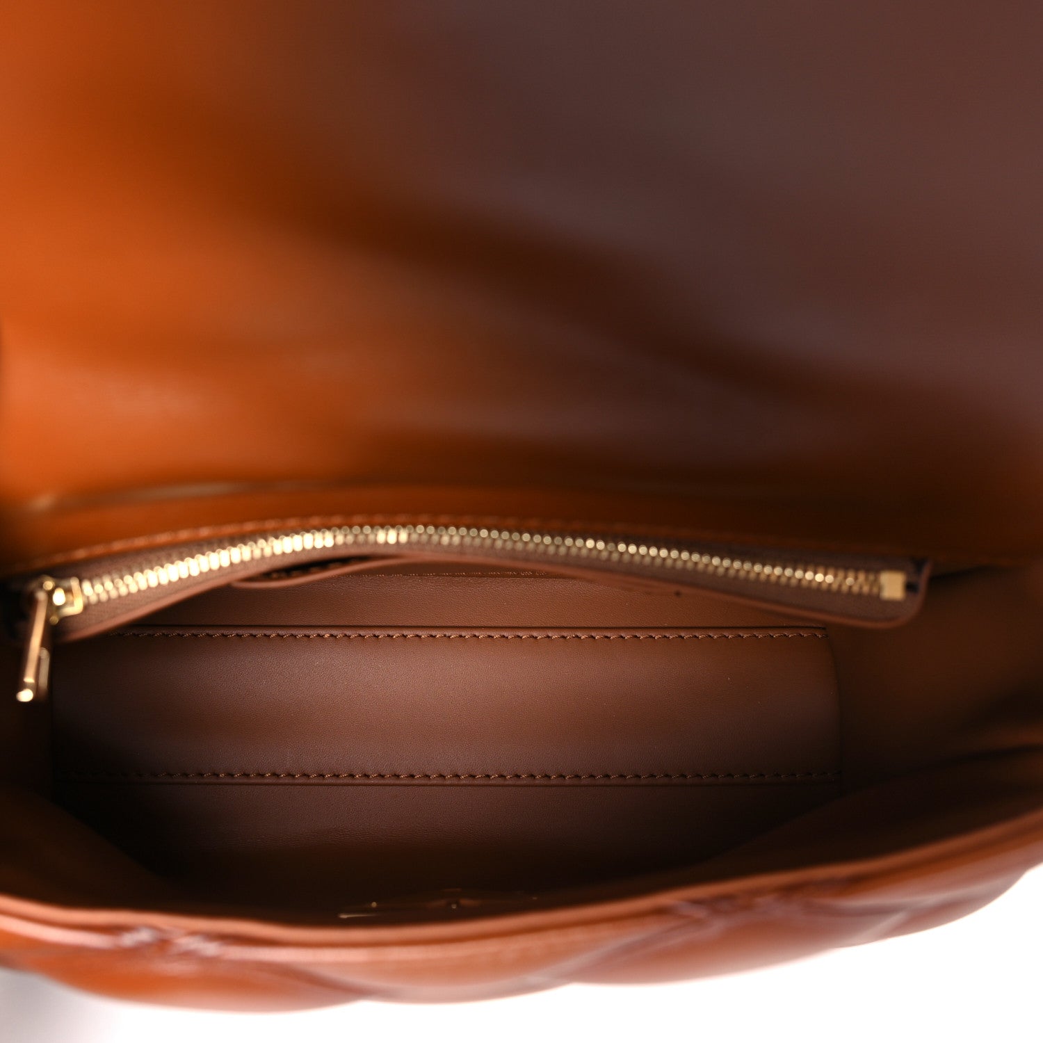 Louis Vuitton Lambskin Malletage Top Handle GO-14 MM Tan 5 of 8