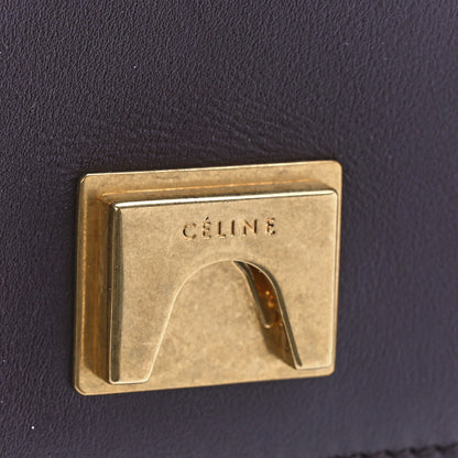 Celine Shiny Smooth Calfskin Medium Frame Shoulder Bag Velvet Desert 8 of 12