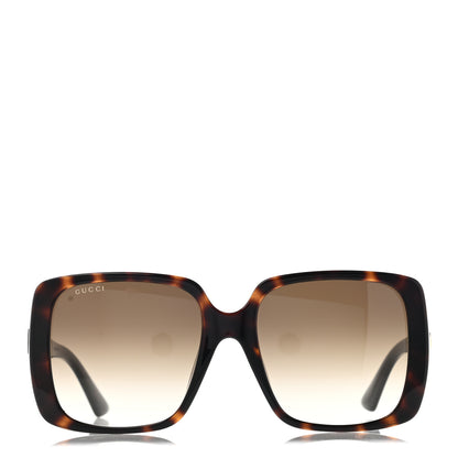 Gucci Acetate Square Frame GG0632SA Sunglasses Havana Brown 2 of 10