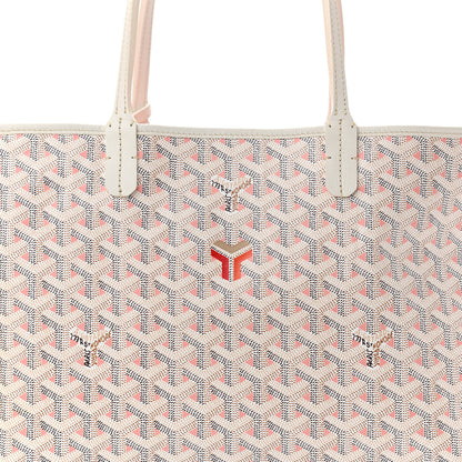 Goyard Goyardine Saint Louis Claire Voie PM White Pink 9 of 11