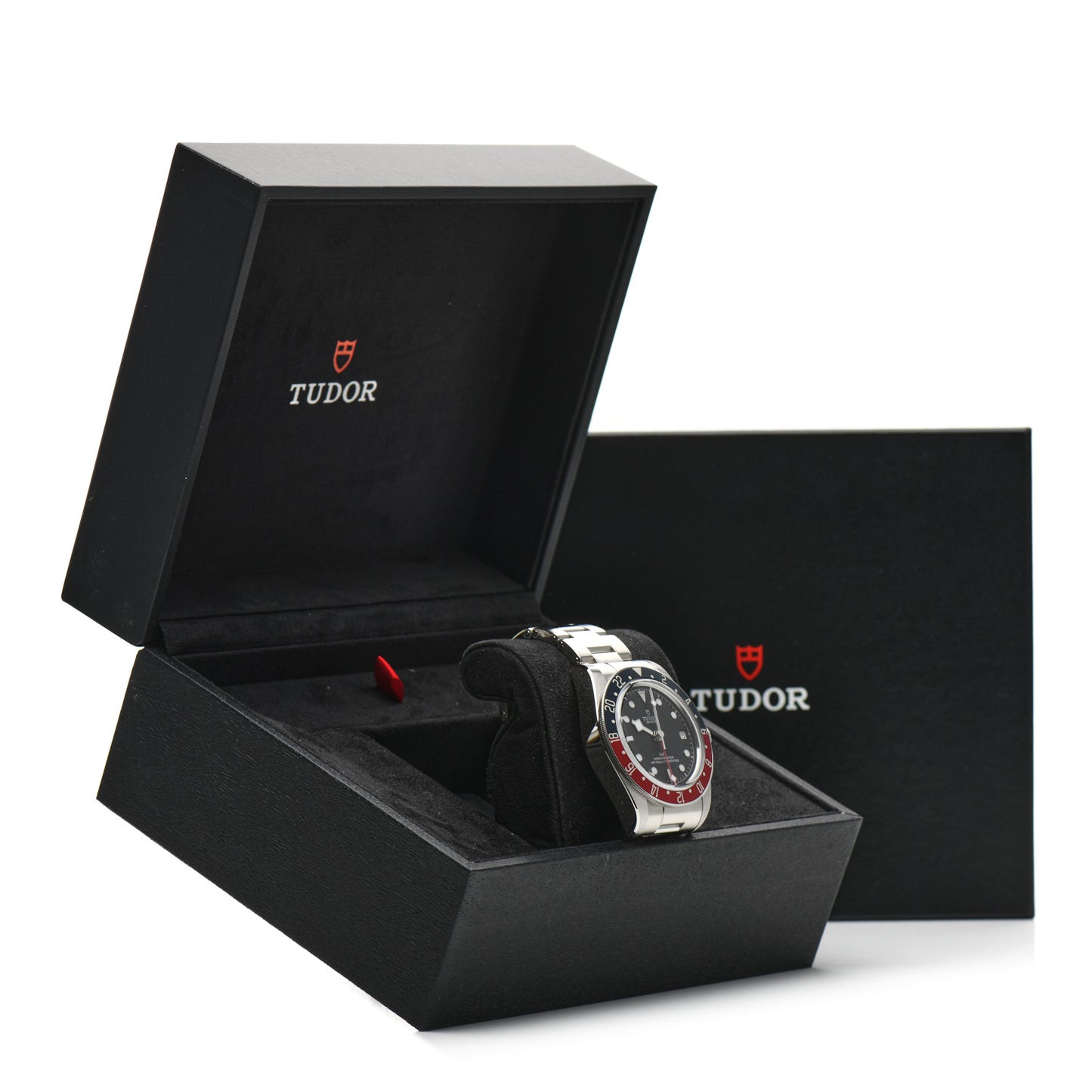 Stainless Steel 41mm Black Bay GMT Automatic Watch Black 79830RB