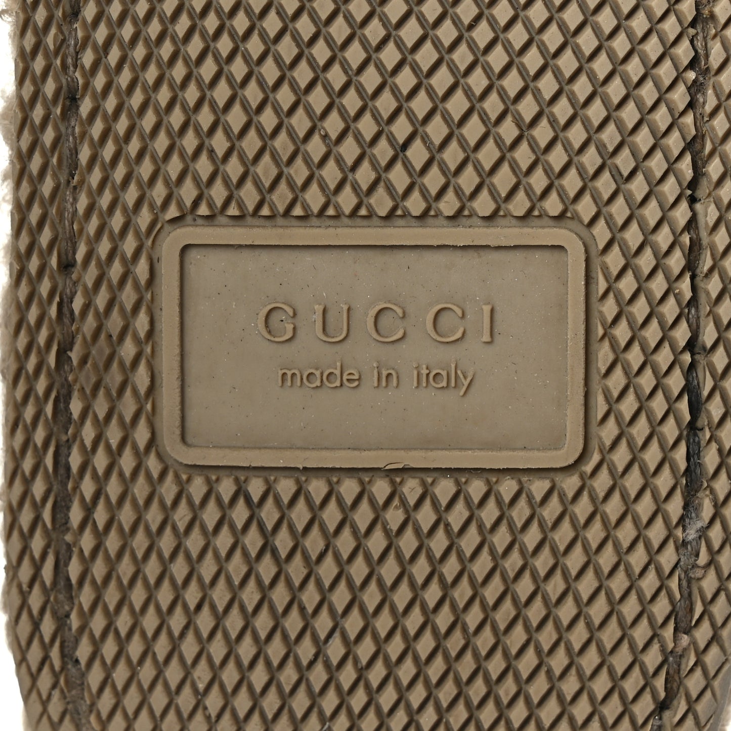 Covered Wool GG Monogram Womens Fria Horsebit Loafers 37.5 Beige Ebony Black Butterscotch