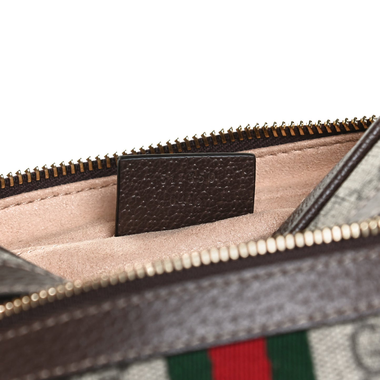 GG Supreme Monogram Web Mini Ophidia Shoulder Bag Brown