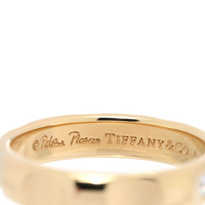 Tiffany 18K Yellow Gold Diamond Paloma Picasso Groove Ring 50 5.5 4 of 4