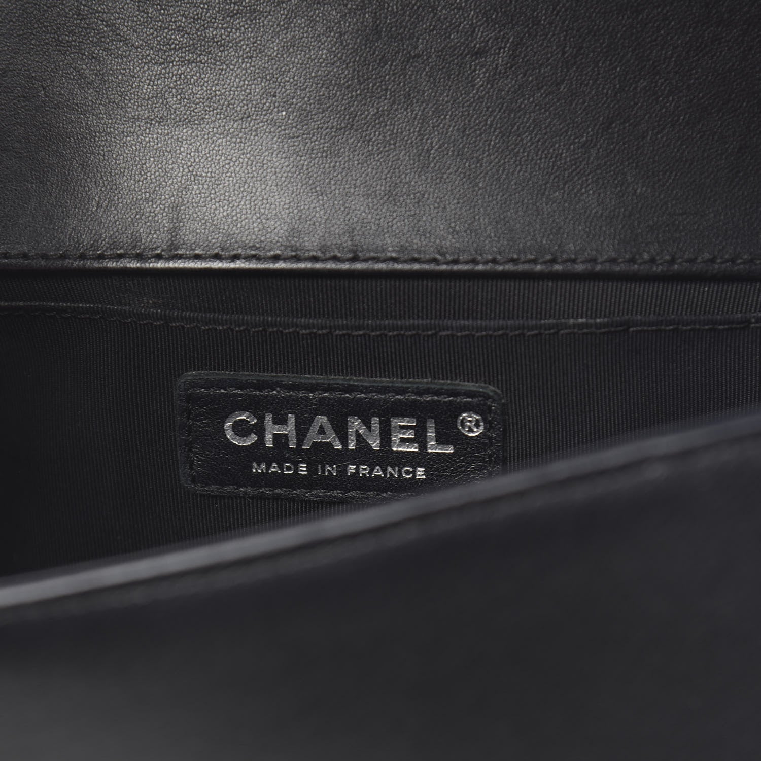 Chanel Lambskin Quilted Medium Boy Flap Black 6 of 14