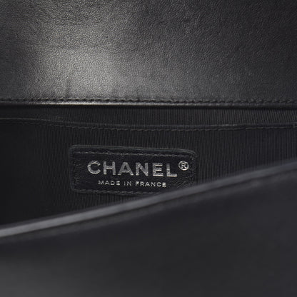 Chanel Lambskin Quilted Medium Boy Flap Black 6 of 14