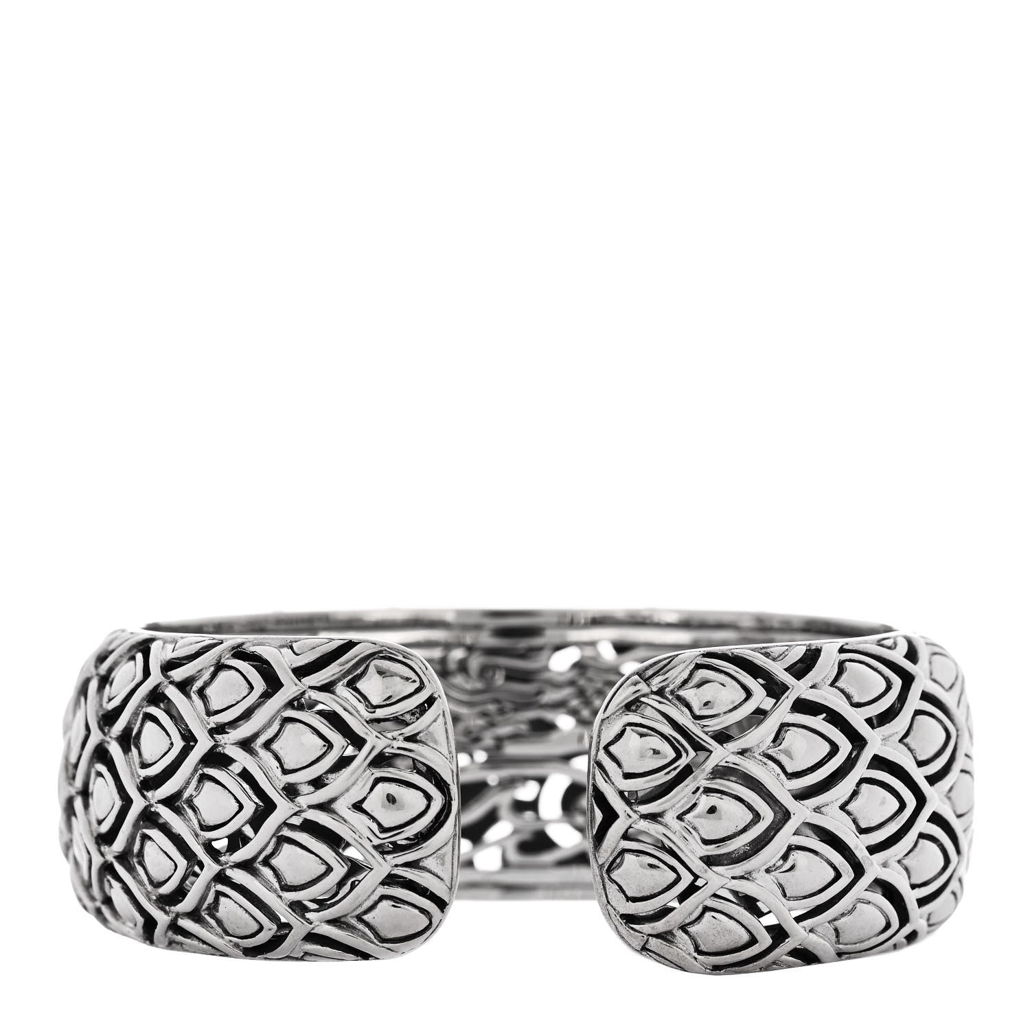 John Hardy Sterling Silver 18K Yellow Gold Legends Naga Kick Cuff Bracelet 2 of 4