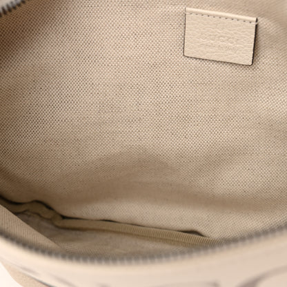 Gucci Grained Calfskin Logo Belt Bag White 11 of 11