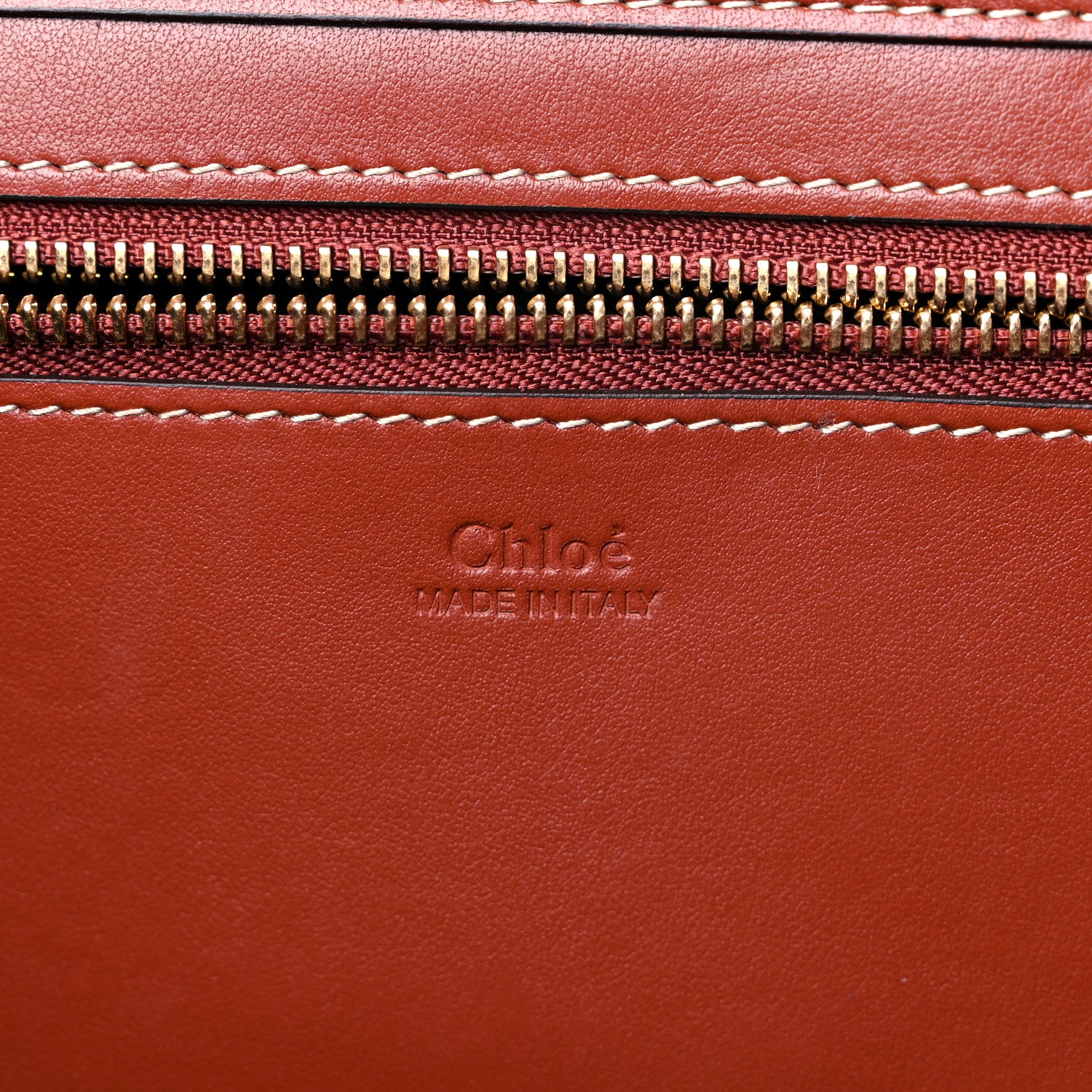 Chloe Felt Calfskin Large Woody Ribbon Tote Black 6 of 9