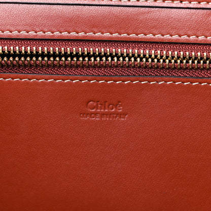 Chloe Felt Calfskin Large Woody Ribbon Tote Black 6 of 9