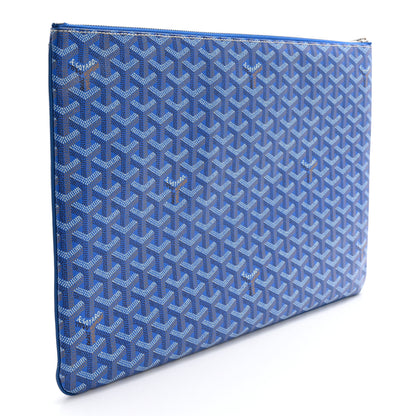Goyard Goyardine Senat Pochette GM Sky Blue 3 of 10
