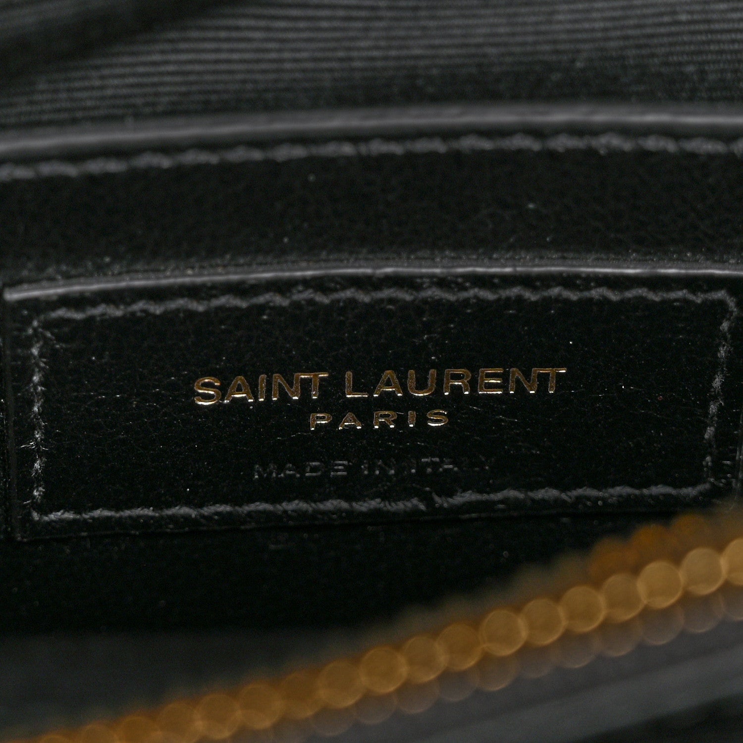Saint Laurent Sheepskin Matelasse Chevron Monogram Medium College Bag Black 6 of 10