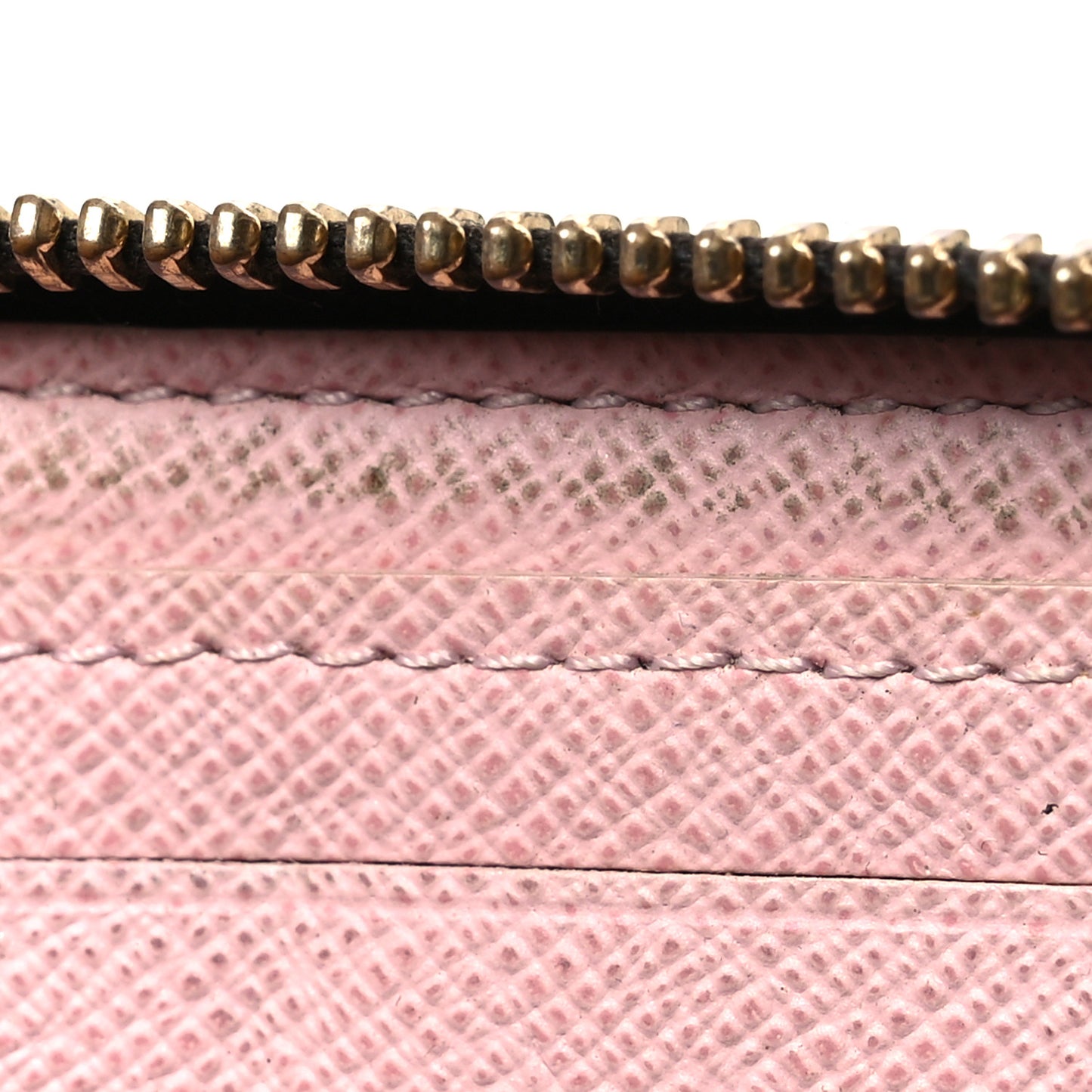 Monogram Clemence Wallet Rose Ballerine