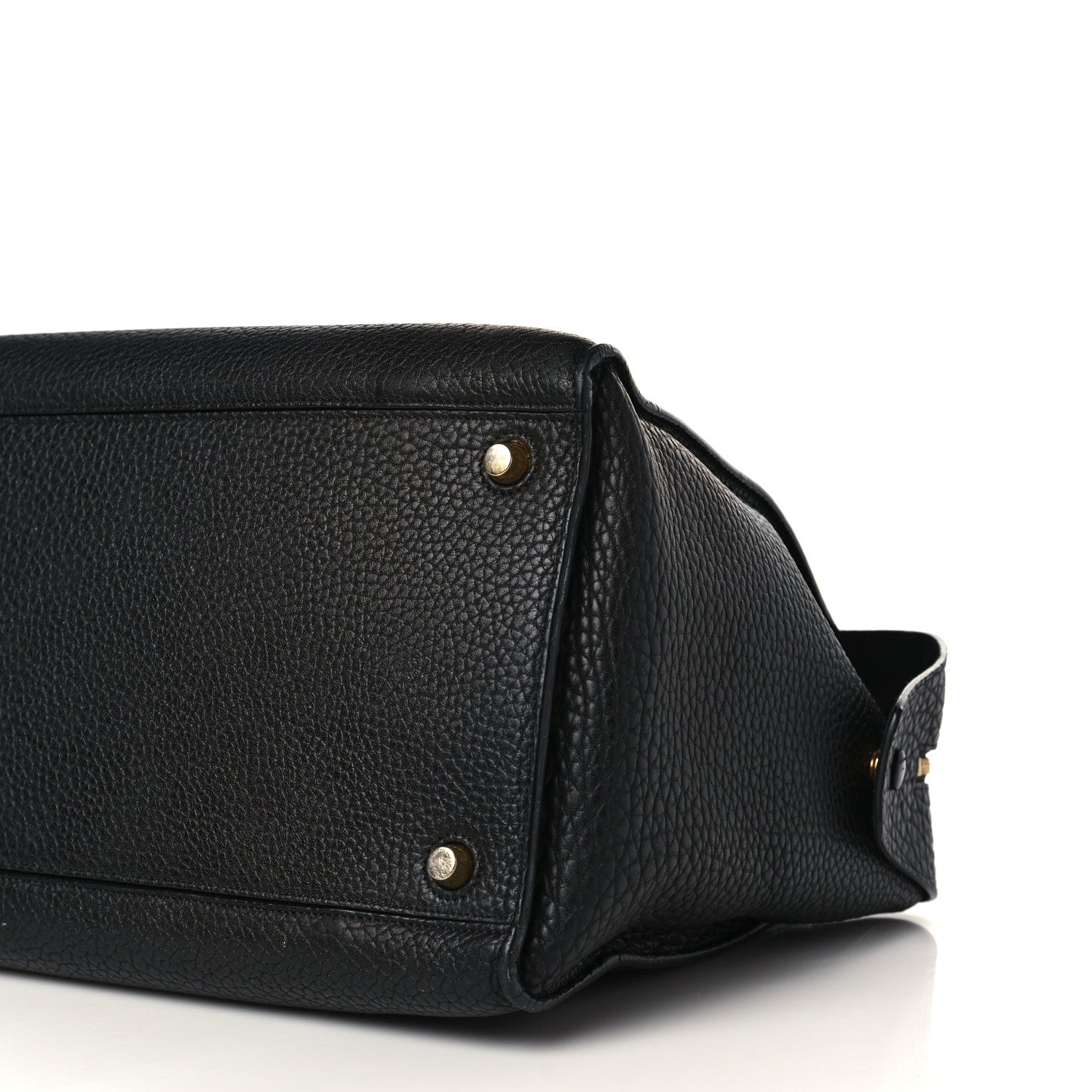 Celine Bullhide Calfskin Small Ring Bag Black 9 of 15
