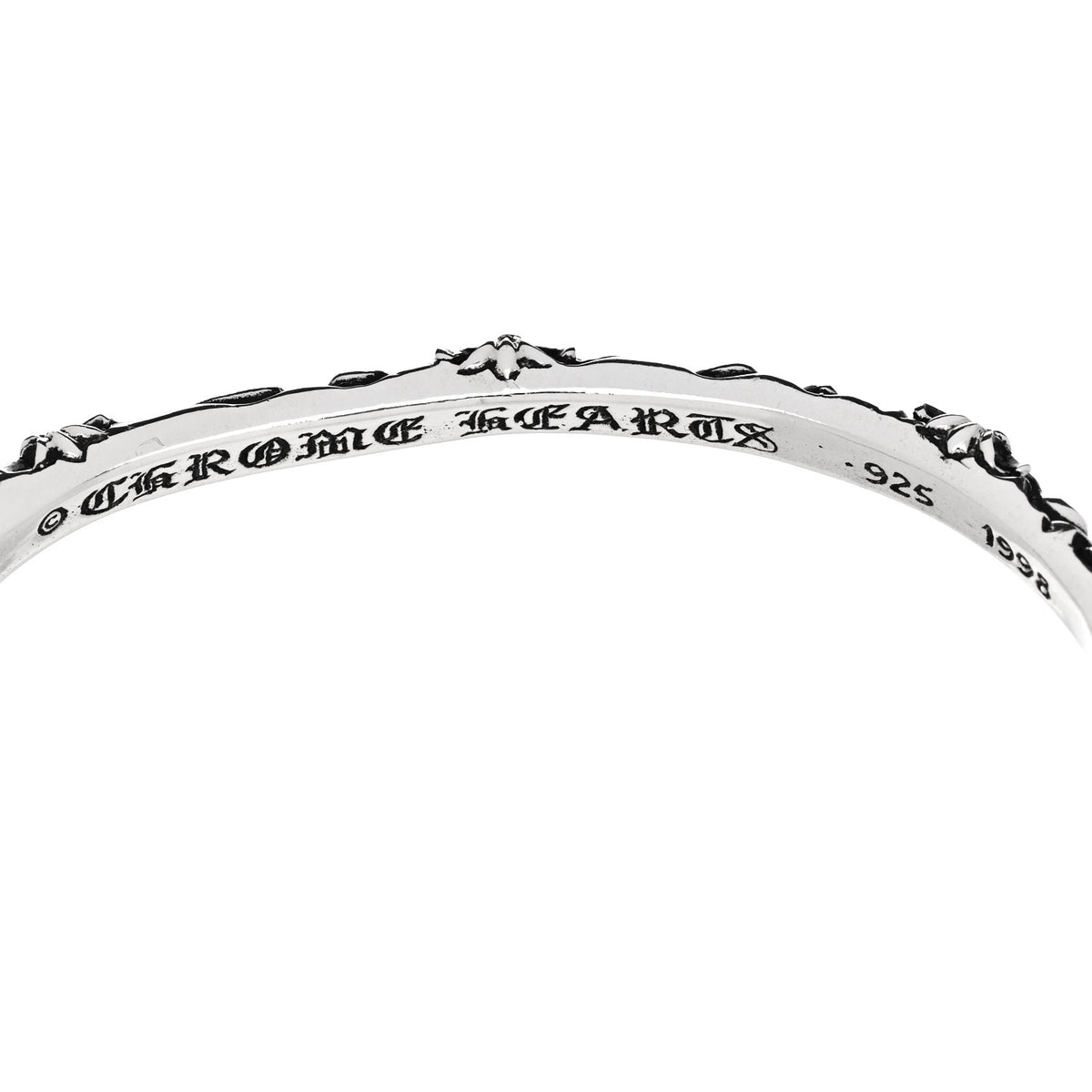 Chrome Hearts Sterling Silver SBT Cuff Bracelet 3 of 3