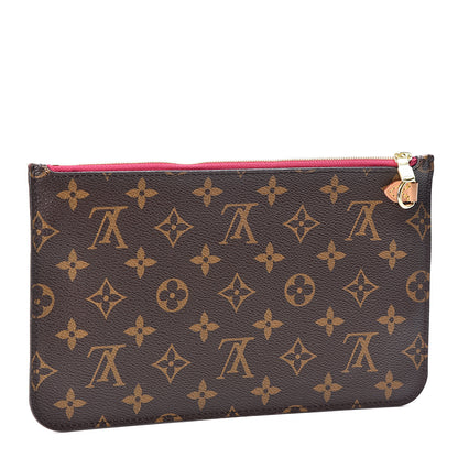 Louis Vuitton Monogram Neverfull MM GM Pochette Pivoine 2 of 8