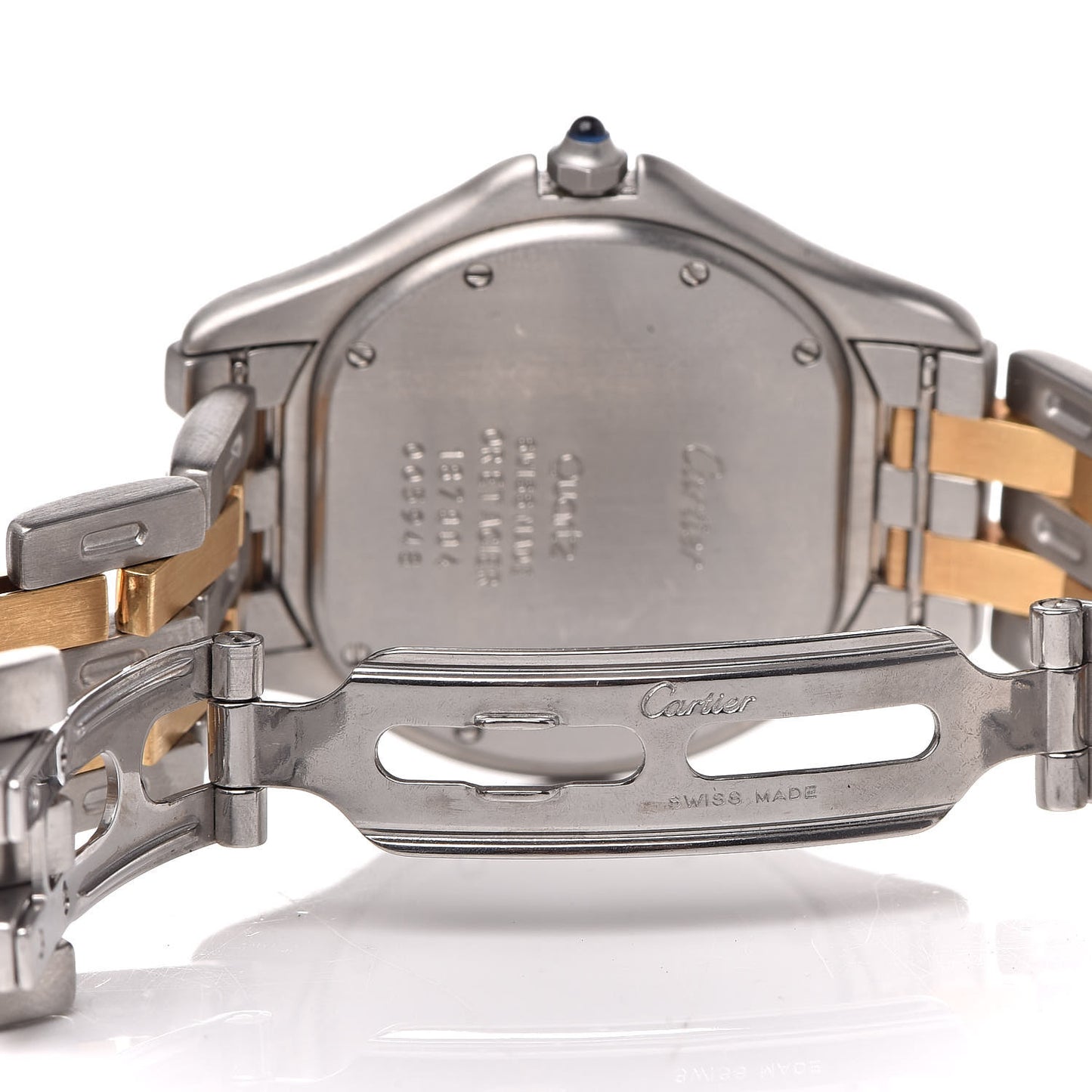 Stainless Steel 18K Yellow Gold 33mm Cougar Quartz Watch