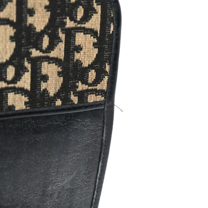 Christian Dior Monogram Flap Clutch Navy Blue 10 of 11