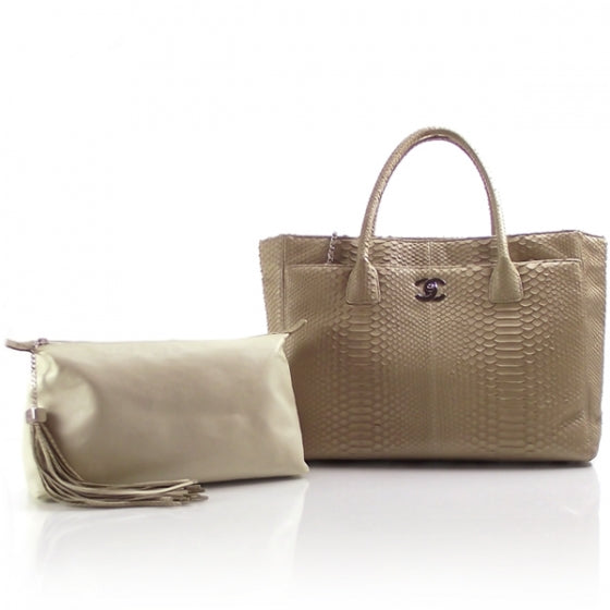 Chanel Python Cerf Shopper 1 of 12