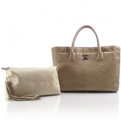 Chanel Python Cerf Shopper 1 of 12