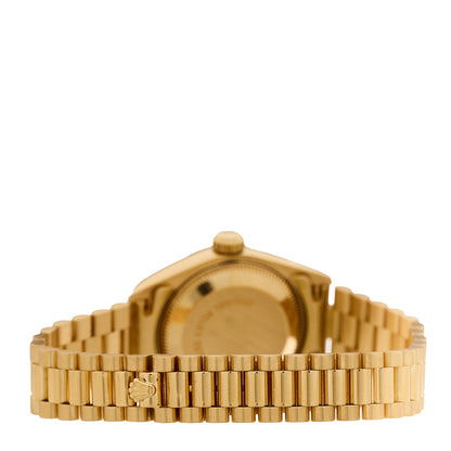 Rolex 18K Yellow Gold Diamond 26mm Datejust President Watch Champagne 69178 3 of 4