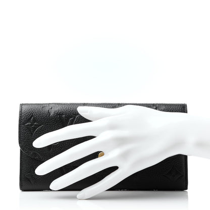 Louis Vuitton Empreinte Emilie Wallet Black Dune 2 of 7