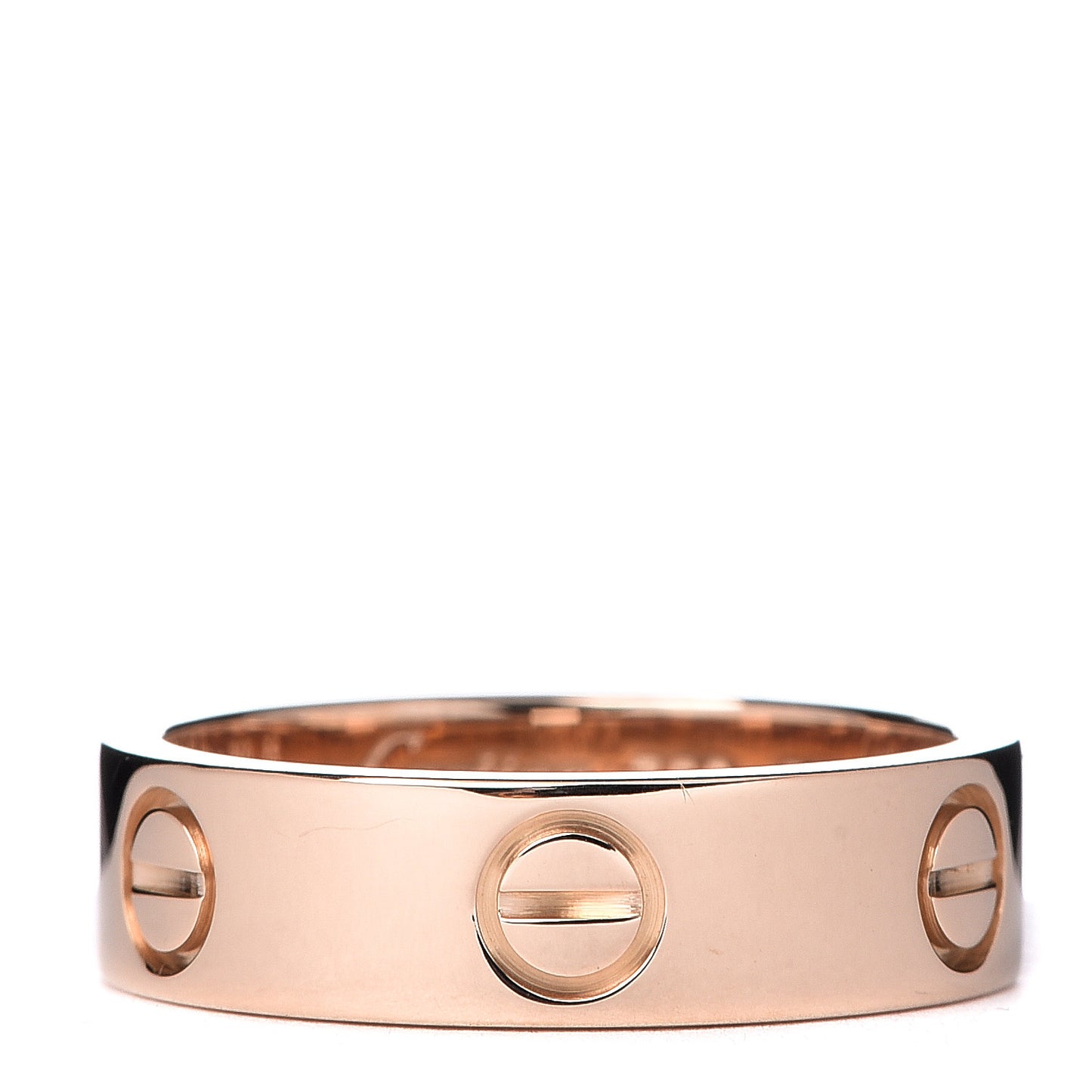 18K Pink Gold 5.5mm LOVE Ring 55 7.25