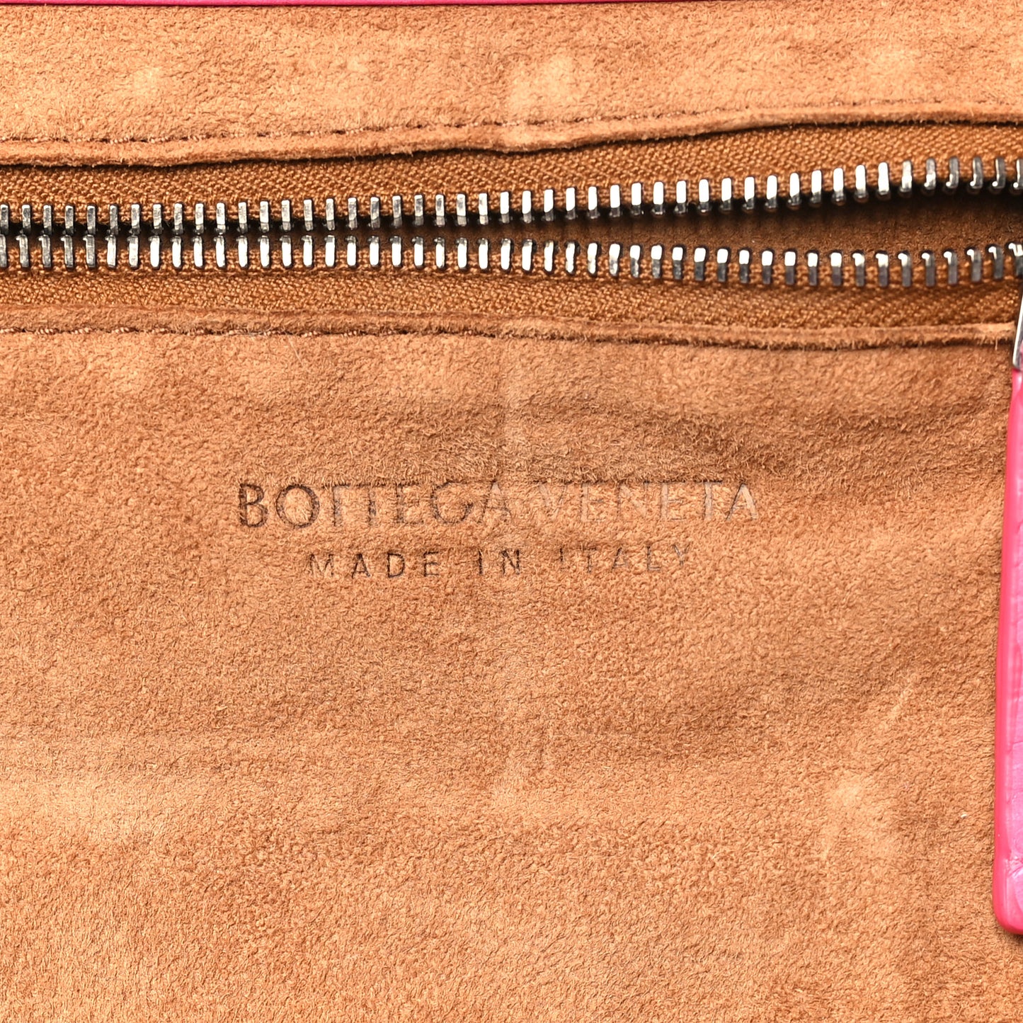 Paper Calfskin Maxi Intrecciato Mini Arco Pink