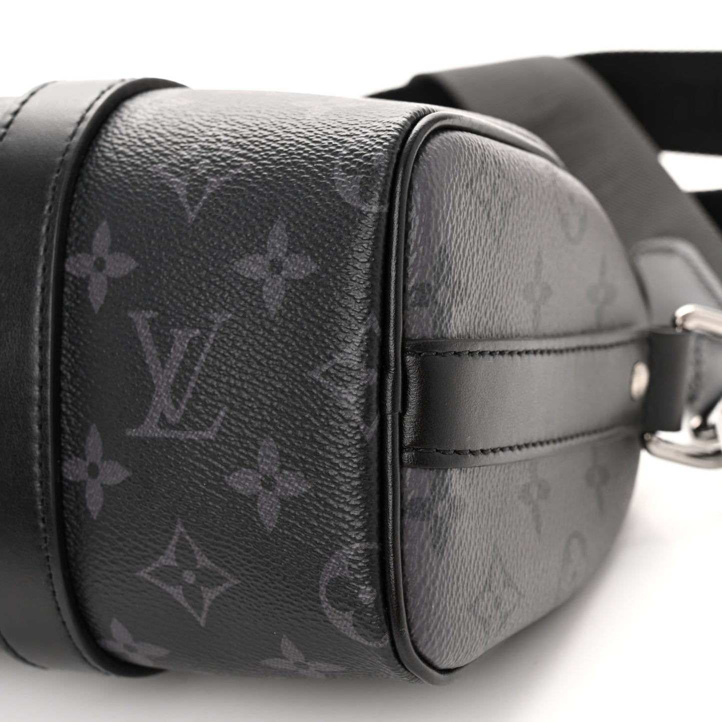 Reverse Monogram Eclipse Keepall XS Black