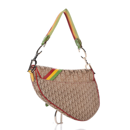 Christian Dior Monogram Rasta Saddle Bag Beige 3 of 7