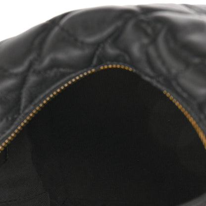 Chanel Lambskin Quilted Small Perfect Meeting Hobo Black 5 of 11