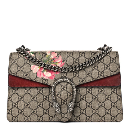 Gucci GG Supreme Monogram Blooms Small Dionysus Shoulder Bag Beige Multicolor Dry Rose 1 of 22