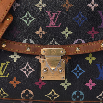 Louis Vuitton Monogram Multicolor Sologne Black 7 of 13