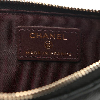 Chanel Caviar Quilted Classic Flat Wallet Pouch Black 6 of 8