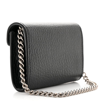 Gucci Calfskin Dionysus Coin Purse Black 3 of 11