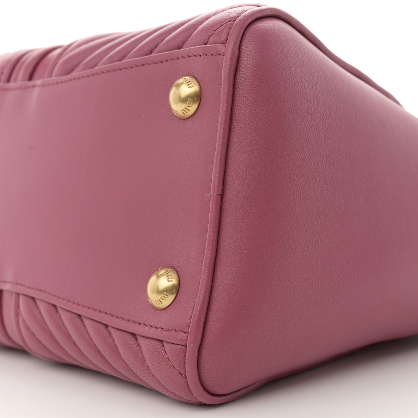 Nappa Matelasse Biker Tote Bruyere