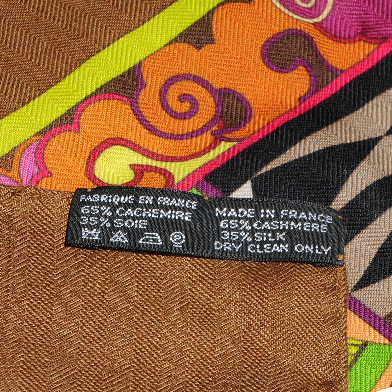 Hermes Cashmere Silk La Femme Aux Semelles de Vent Shawl GM 140 5 of 5