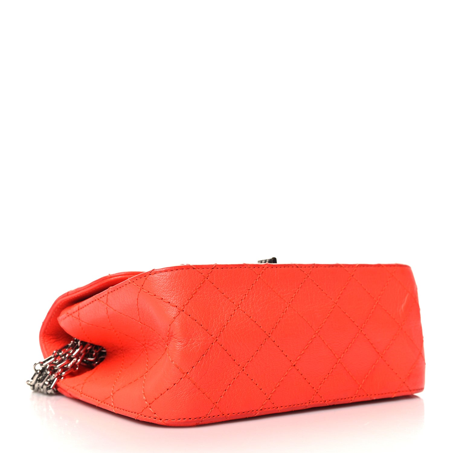 Chanel Goatskin Quilted 2.55 Reissue Mini Flap Orange 4 of 13