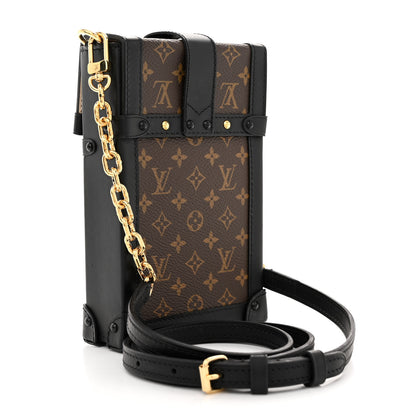 Louis Vuitton Monogram Pochette Trunk Verticale Black 3 of 12