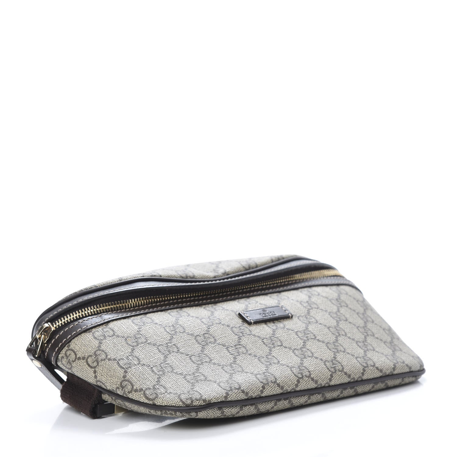 Gucci GG Supreme Monogram Belt Bag Dark Brown 4 of 12
